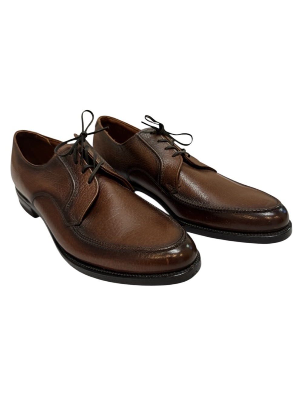 VTG Portage Porto Ped Air Cushion Silk Label Leather Oxford Dress Shoes 10.5